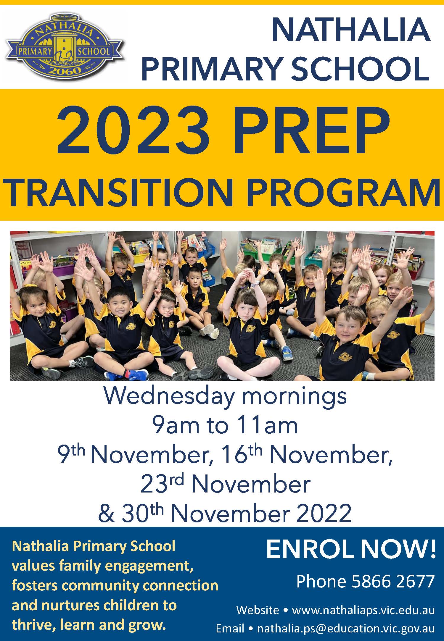 2023 Prep Transition Program